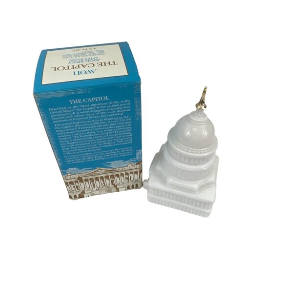 Avon 1976 "The Capitol" Bicentennial Grandpacore Spicy After Shave Collectible - Picture 9 of 9